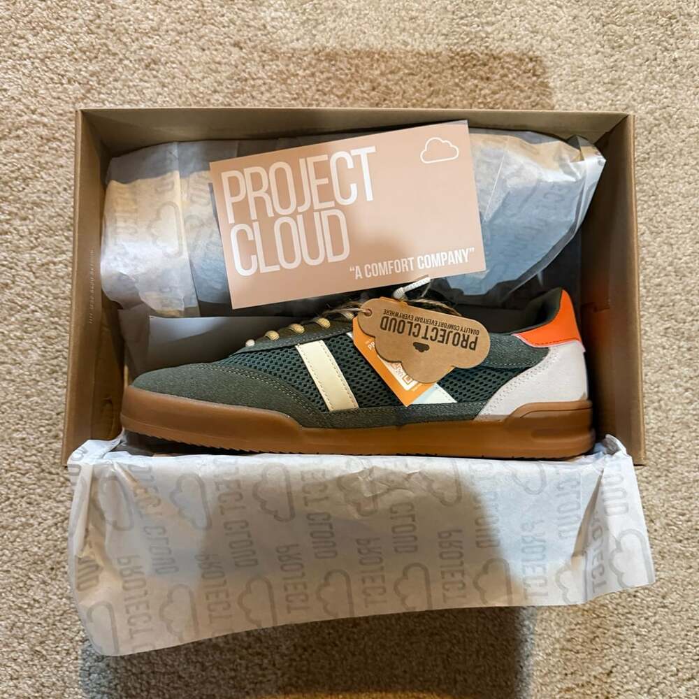 Project Cloud Sneakers Olive Green Size 9.5